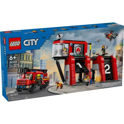 Fire Station with Fire Truck - 60414