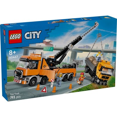 Heavy-Duty Recovery Tow Truck with Crane - 60467