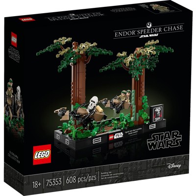 endor Speeder Chase Diorama - 75353