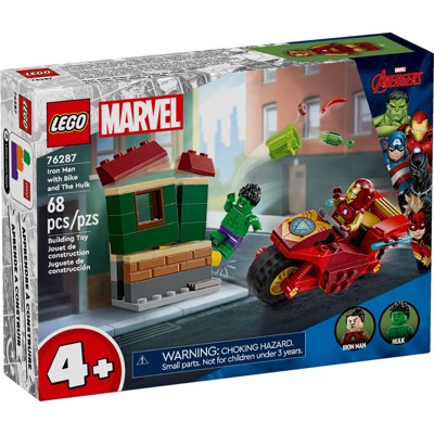 Iron Man with Bike and The Hulk - 76287