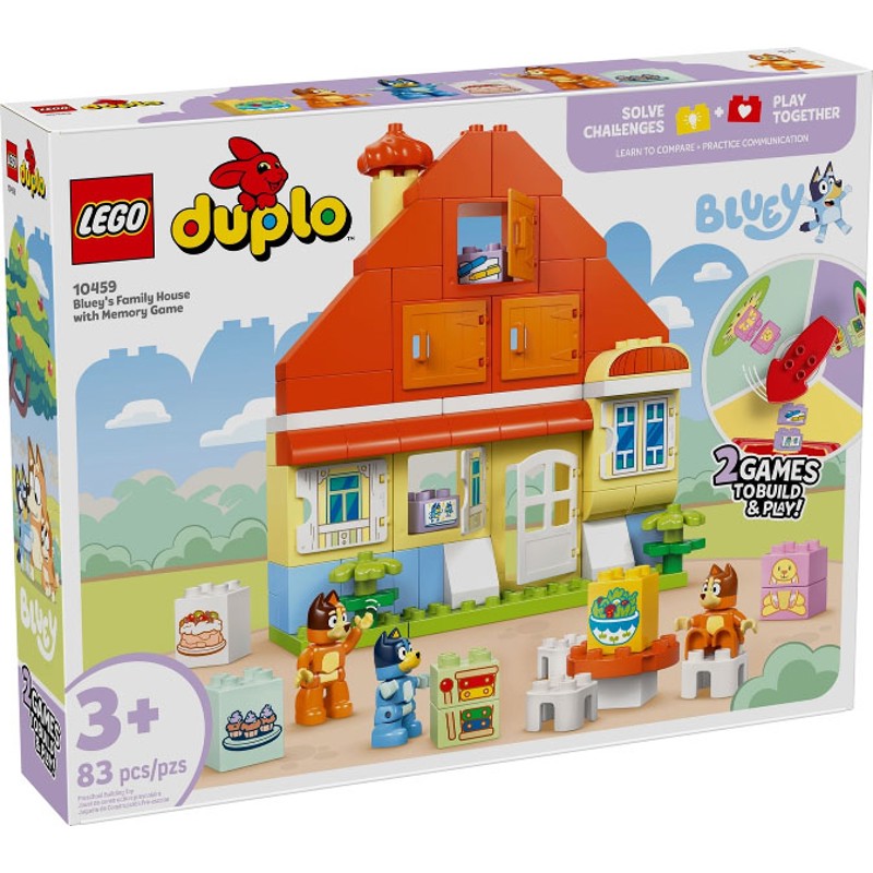 Bluey’s Family House with Memory Game - 10459