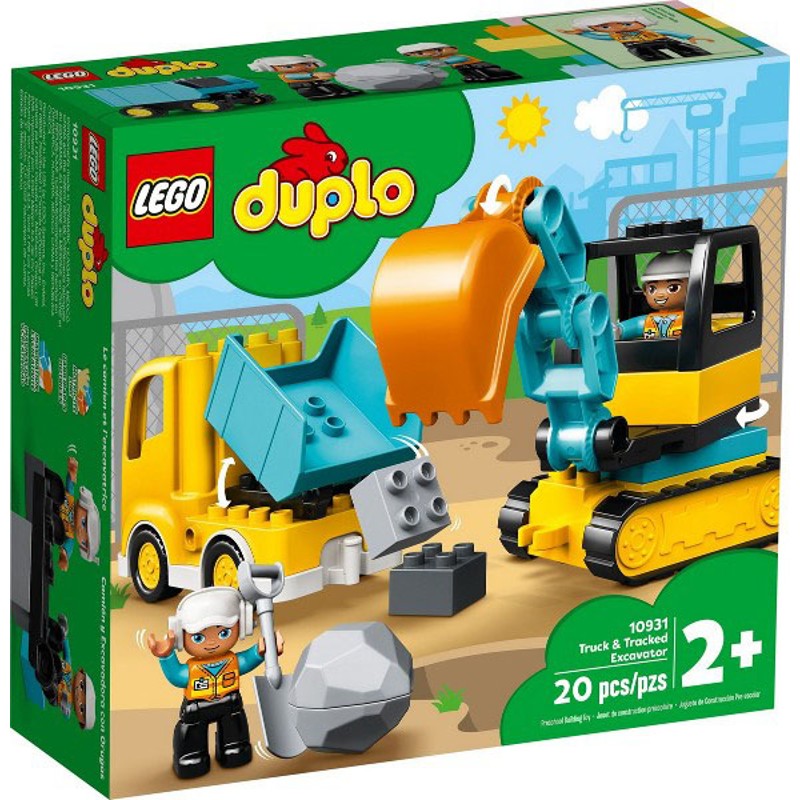 Truck & Tracked excavator - 10931