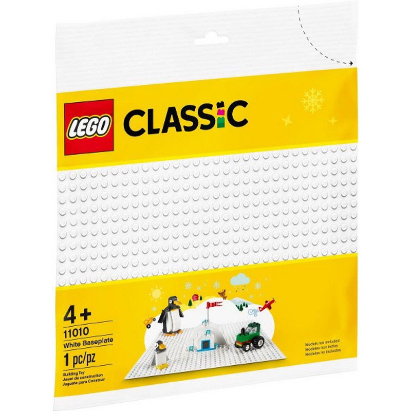 White baseplate - 11010