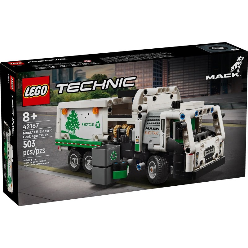 Mack LR Electric Garbage Truck - 42167