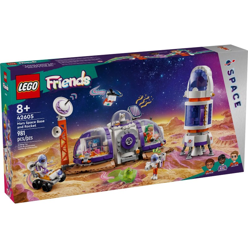 Mars Space Base and Rocket - 42605