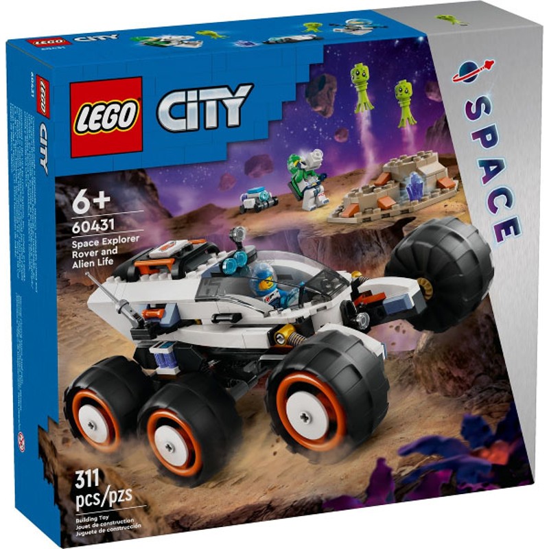 Space Explorer Rover and Alien Life - 60431
