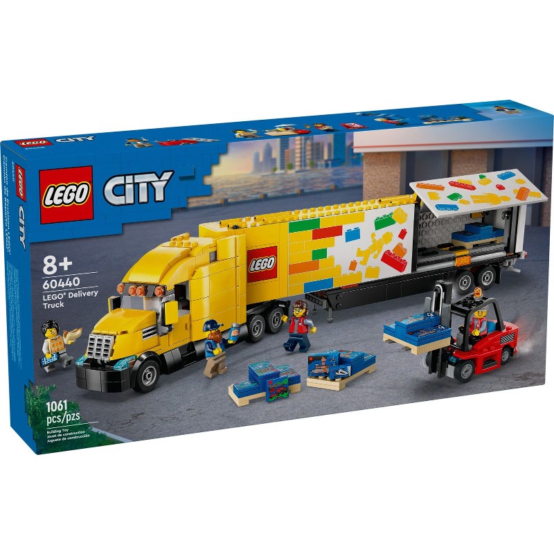 Yellow Delivery Truck - 60440