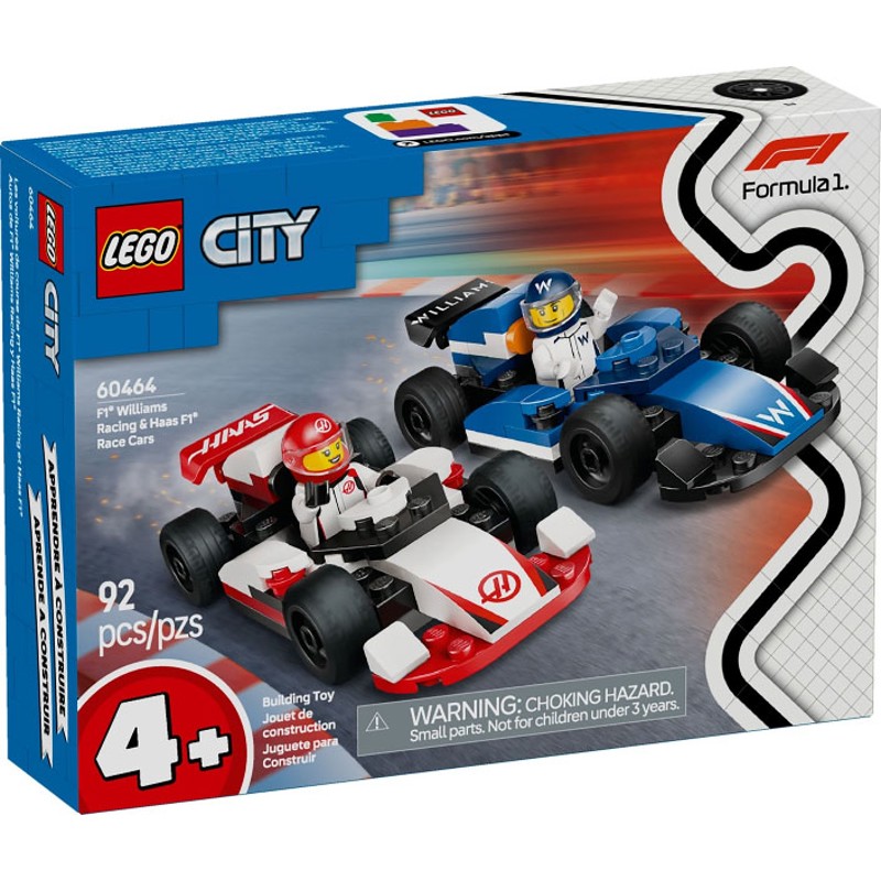 F1 Williams Racing & Haas F1 Race Cars - 60464