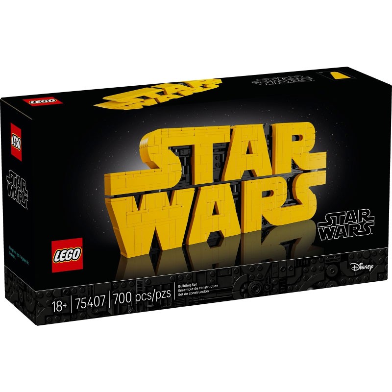Brick-Built Star Wars Logo - 75407