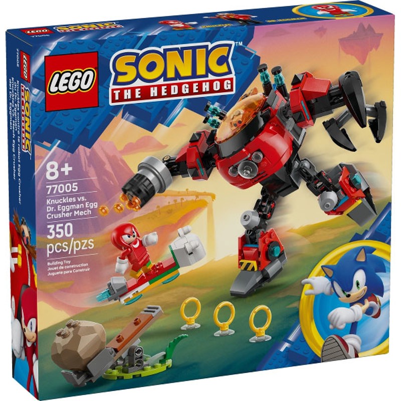Knuckles vs. Dr. Eggman Egg Crusher Mech - 77005
